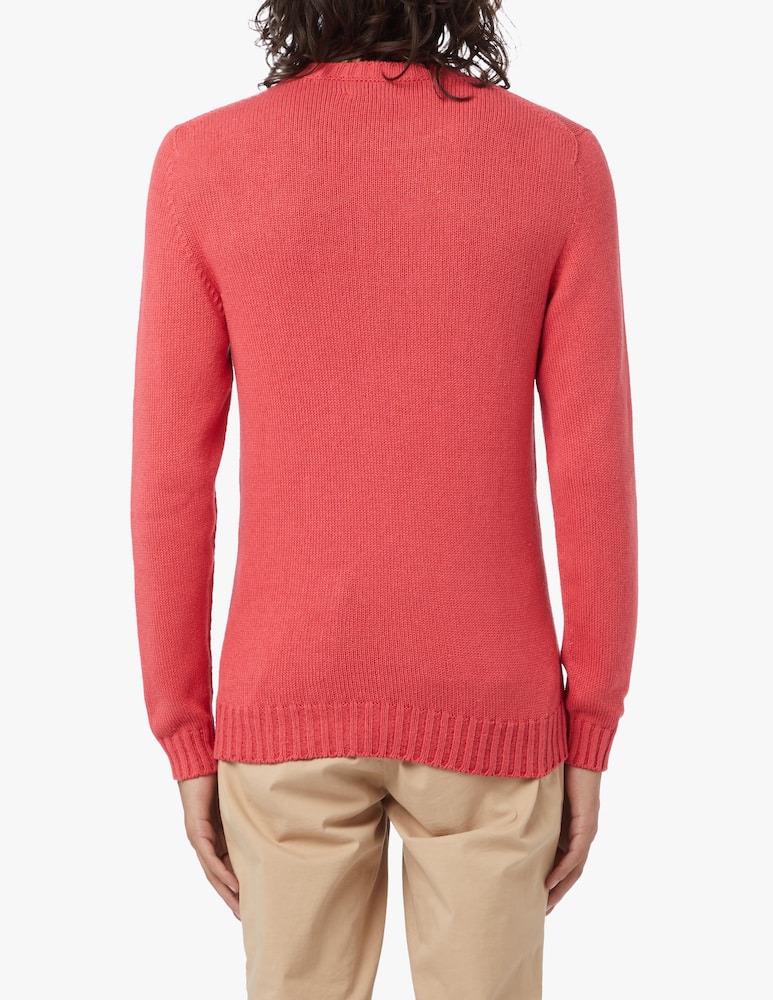 rinascente Scaglione Silk roundneck sweater - red