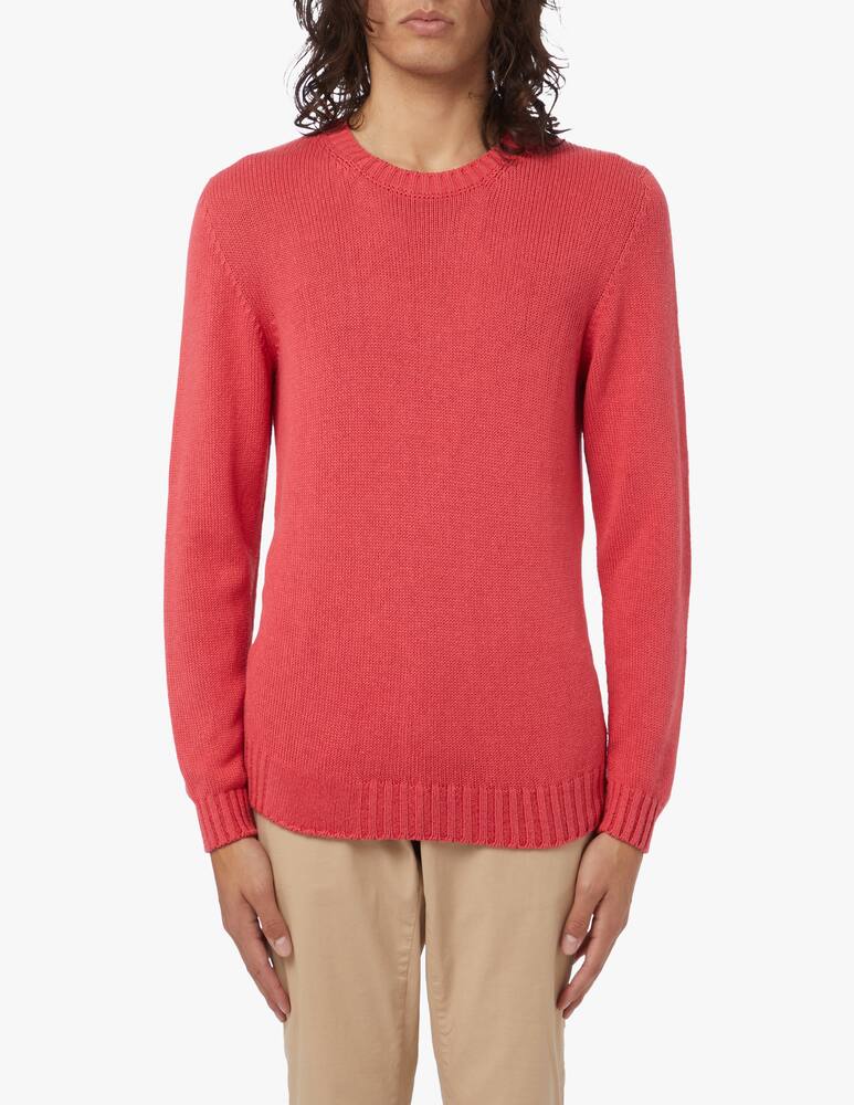 rinascente Scaglione Silk roundneck sweater - red