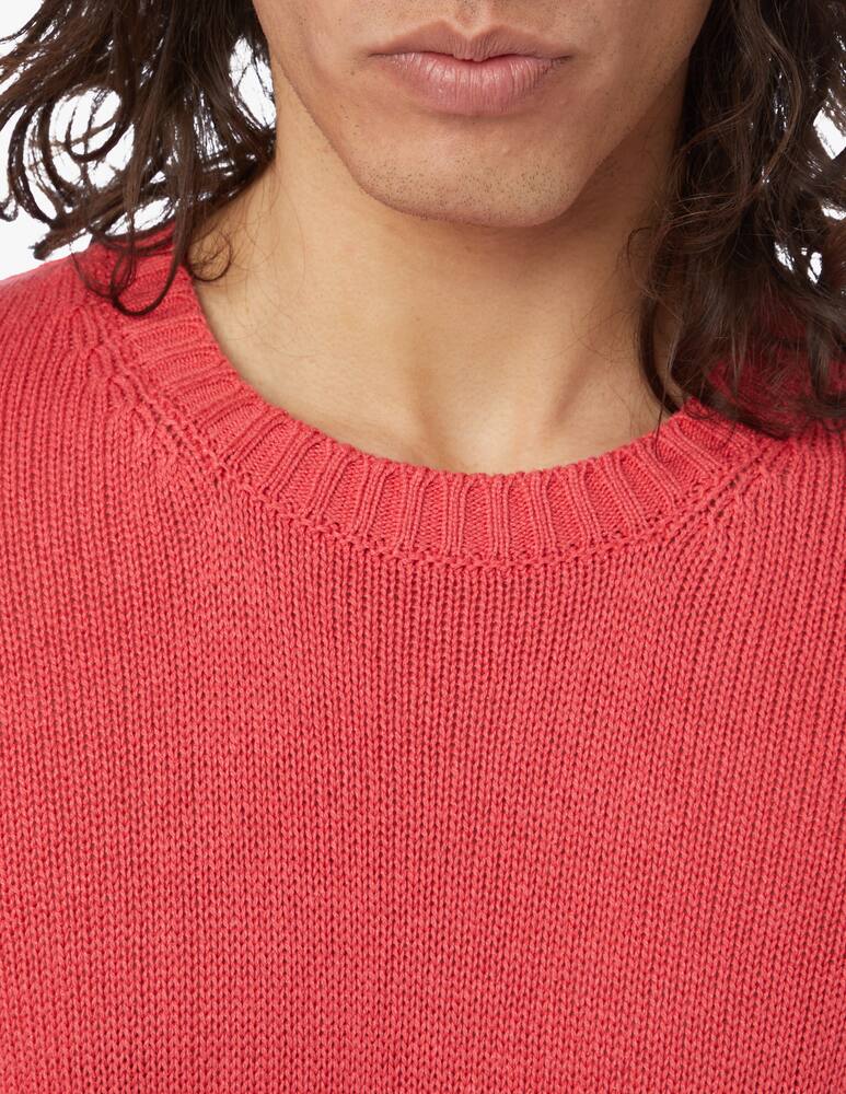 rinascente Scaglione Silk roundneck sweater - red