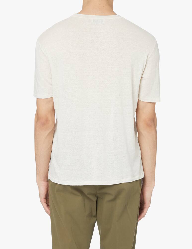 rinascente Scaglione Linen jersey stretch t-shirt - grey