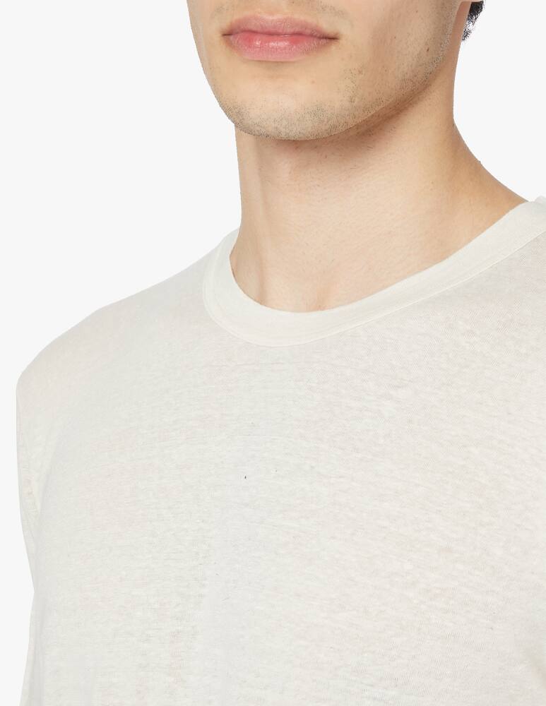 rinascente Scaglione Linen jersey stretch t-shirt - grey
