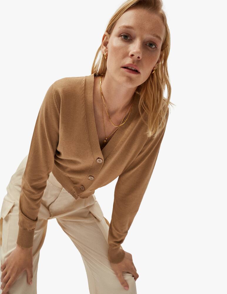 rinascente Artknit Studios The Silk Cotton crop cardigan