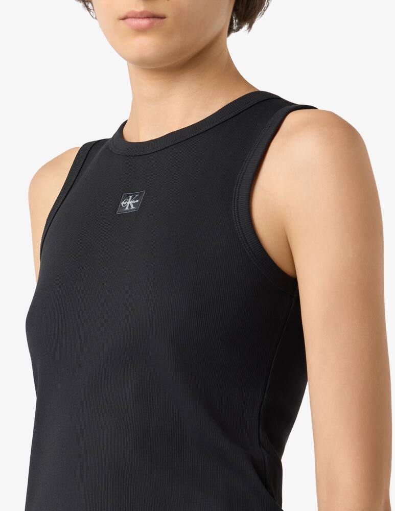 rinascente Calvin Klein Jeans Canotta a costine con logo