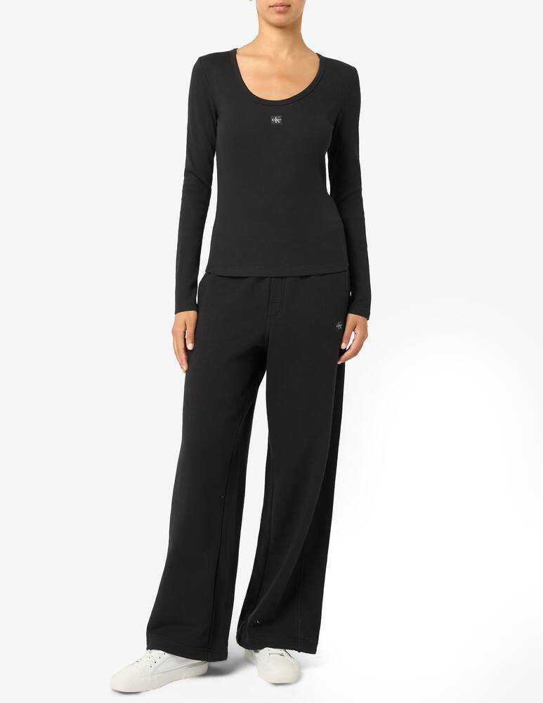 rinascente Calvin Klein Jeans Ribbed long-sleeve top