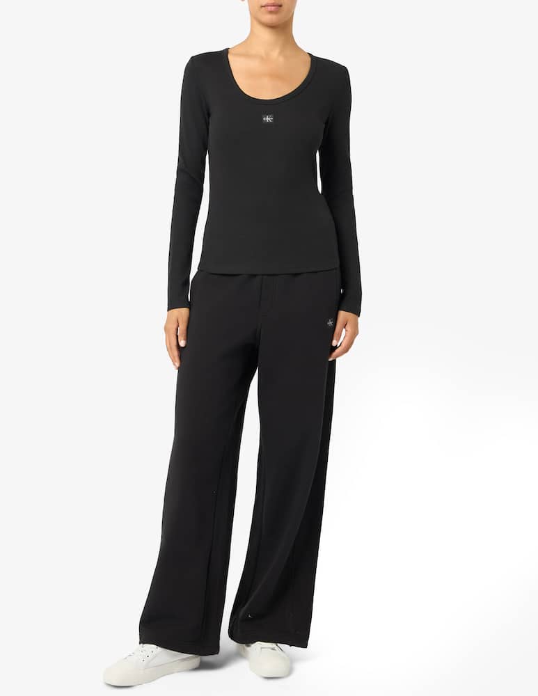 rinascente Calvin Klein Jeans Ribbed long-sleeve top
