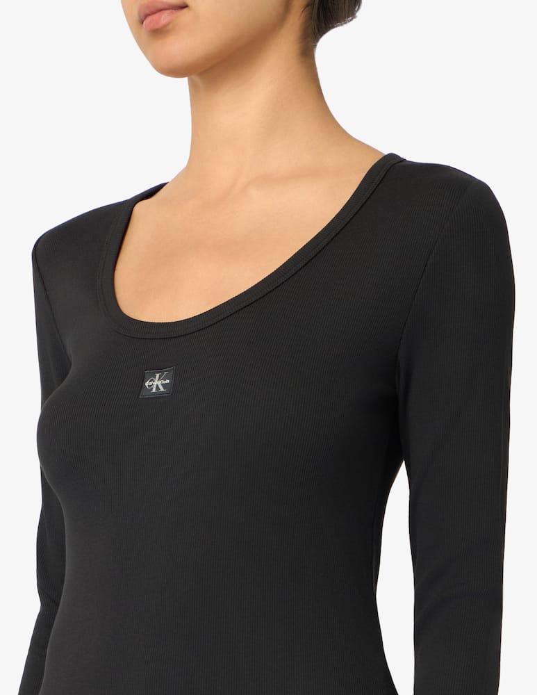rinascente Calvin Klein Jeans Ribbed long-sleeve top
