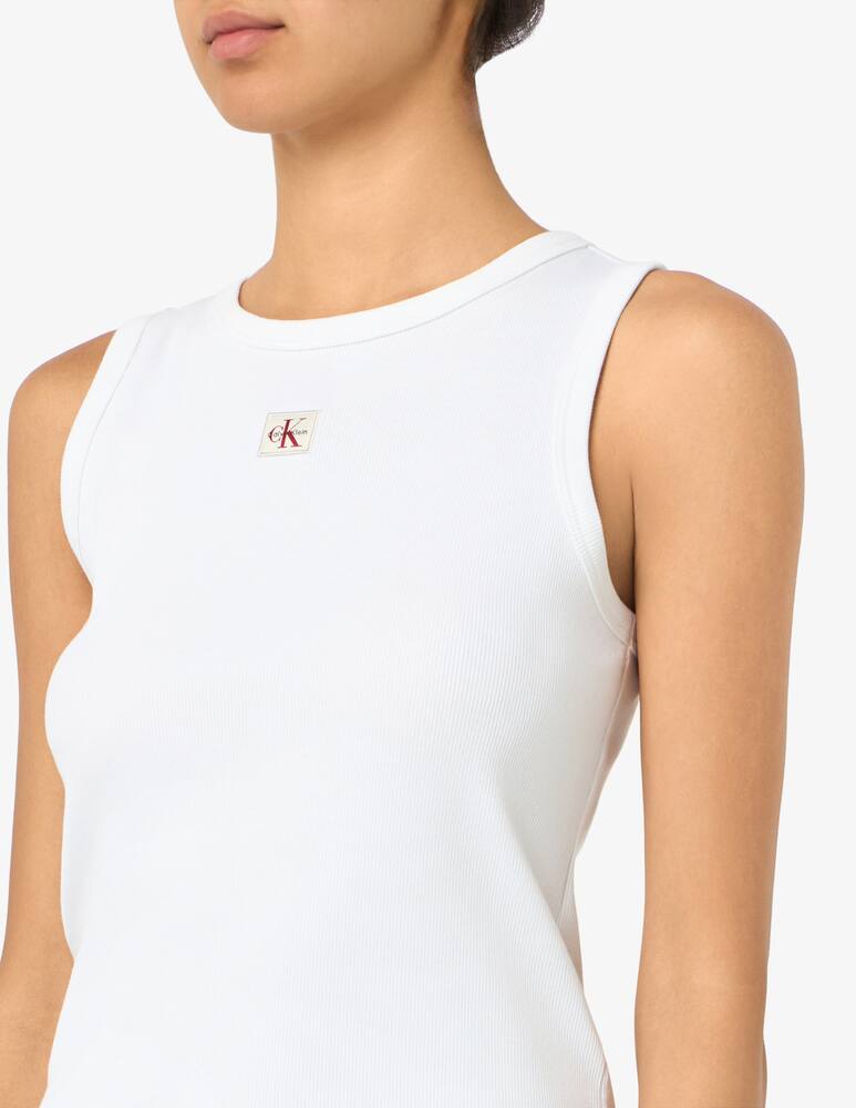 rinascente Calvin Klein Jeans Canotta a costine con logo