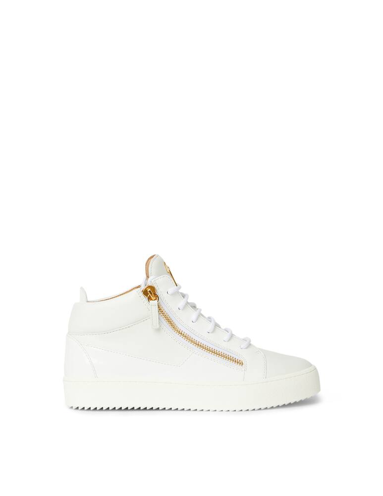 rinascente Giuseppe Zanotti Sneakers hi-top in pelle e vernice con zip