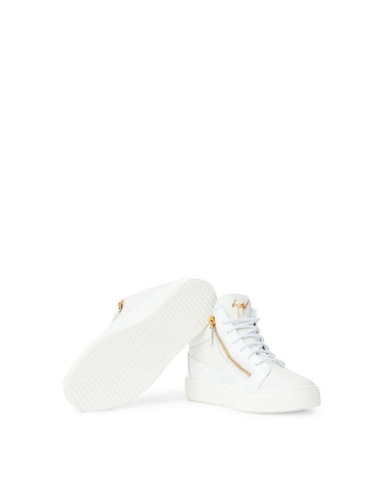 rinascente Giuseppe Zanotti Sneakers hi-top in pelle e vernice con zip