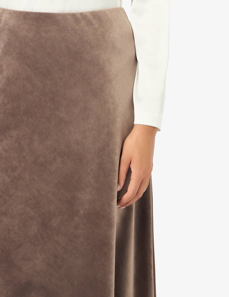 rinascente Elizabeth Ascot Velvet midi skirt