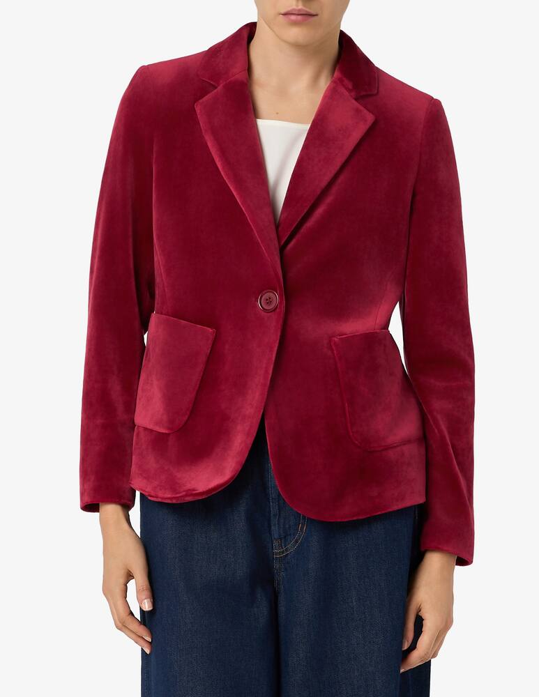 rinascente Elizabeth Ascot Velvet blazer