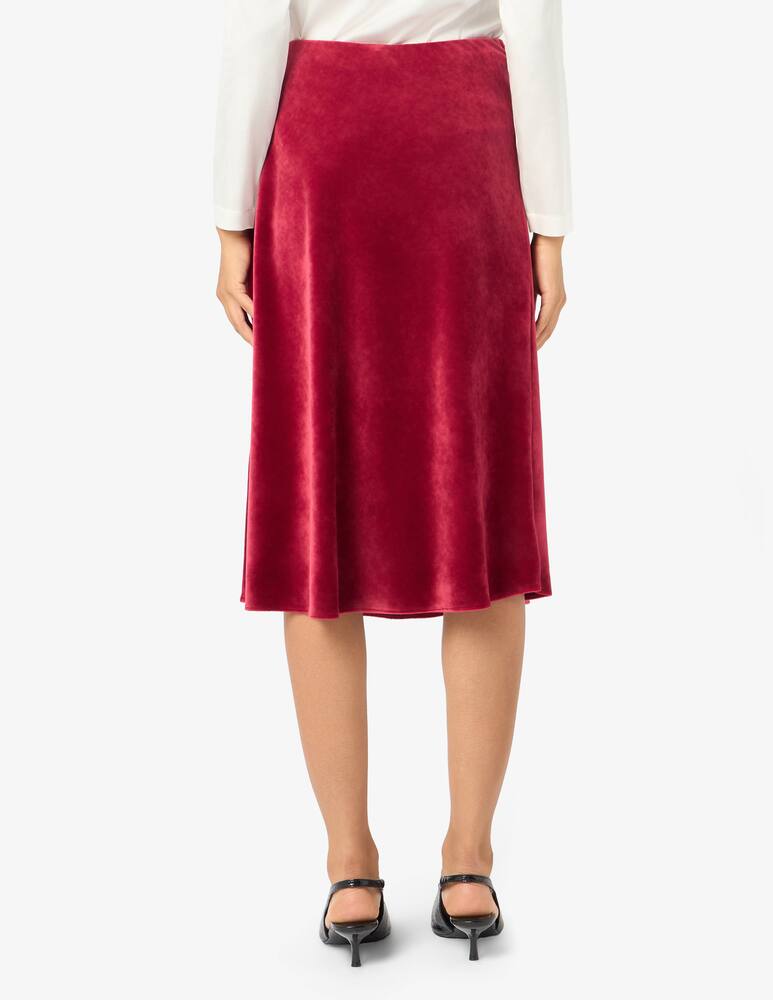 rinascente Elizabeth Ascot Velvet midi skirt