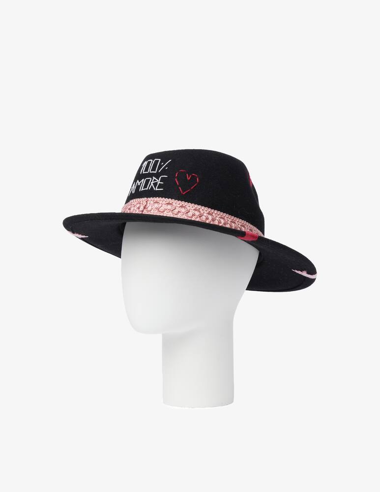 rinascente The Hat Gang Cappello 100% Amore - nero