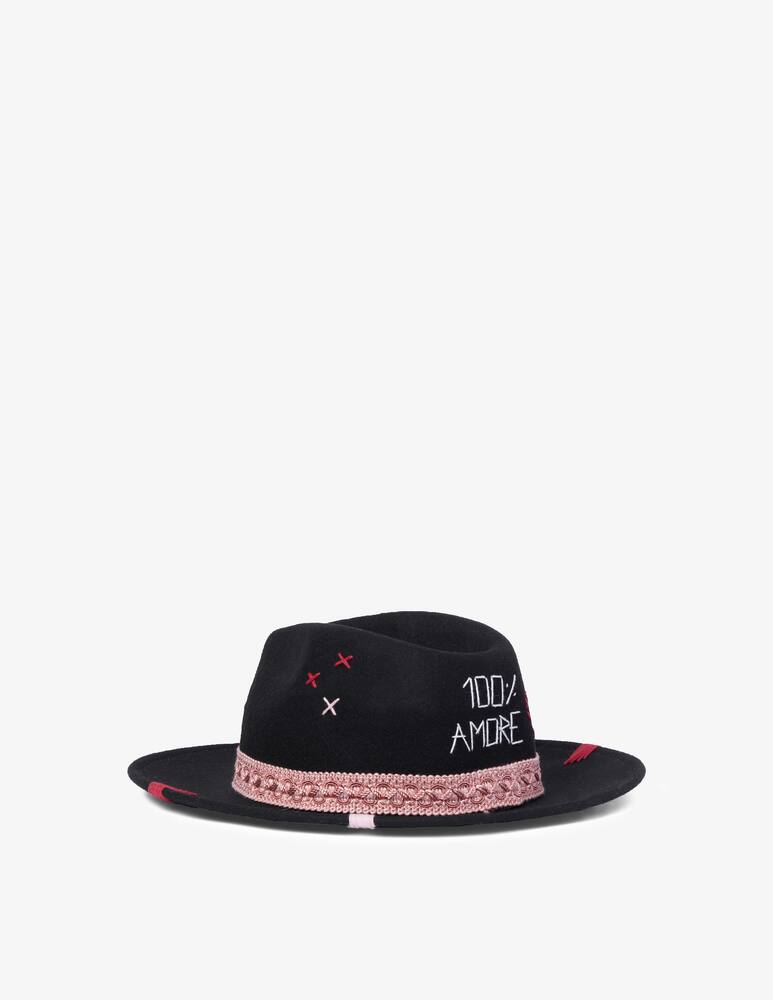 rinascente The Hat Gang Cappello 100% Amore - nero