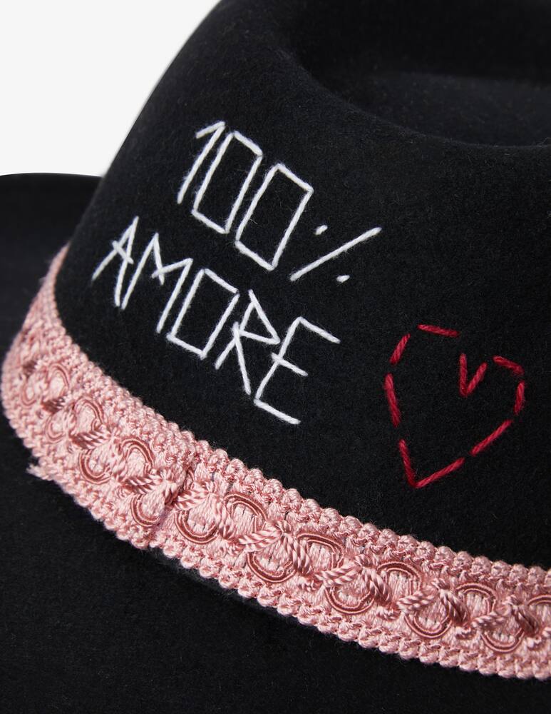 rinascente The Hat Gang Cappello 100% Amore - nero