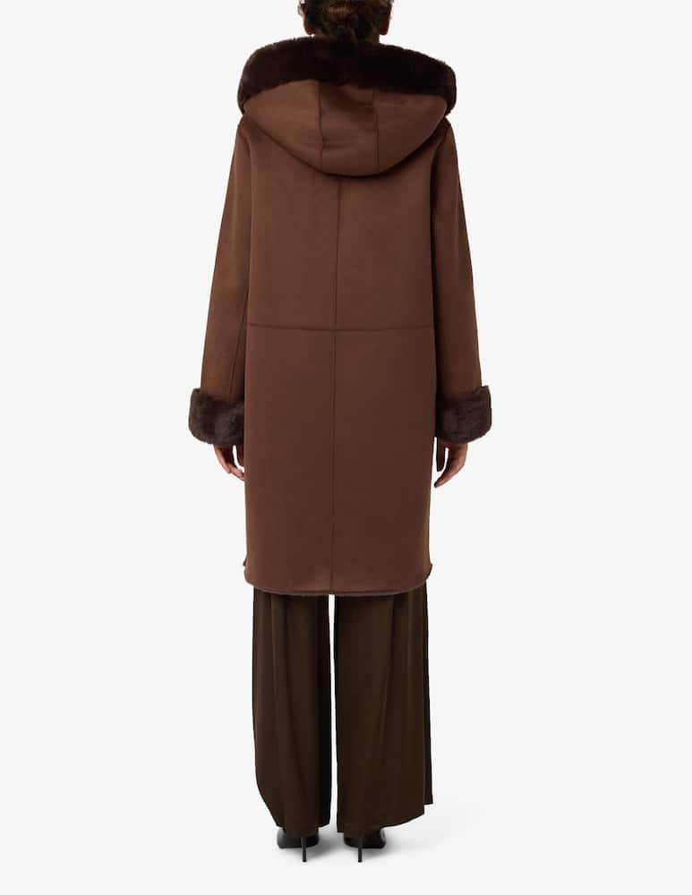 Elizabeth Ascot Faux fur hood coat - picture 3 Elizabeth Ascot Faux fur hood coat - picture 3