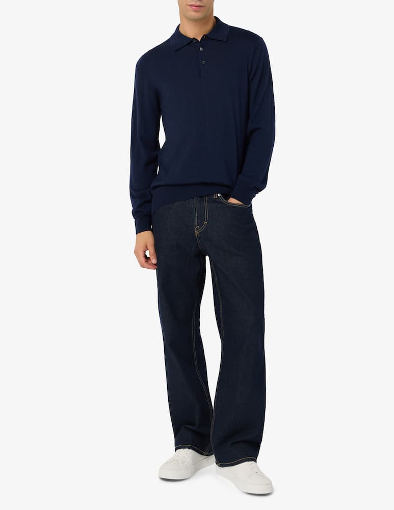 Rinascente Collection Polo maniche lunghe in lana seta e cashmere - immagine 2 Rinascente Collection Polo maniche lunghe in lana seta e cashmere - immagine 2