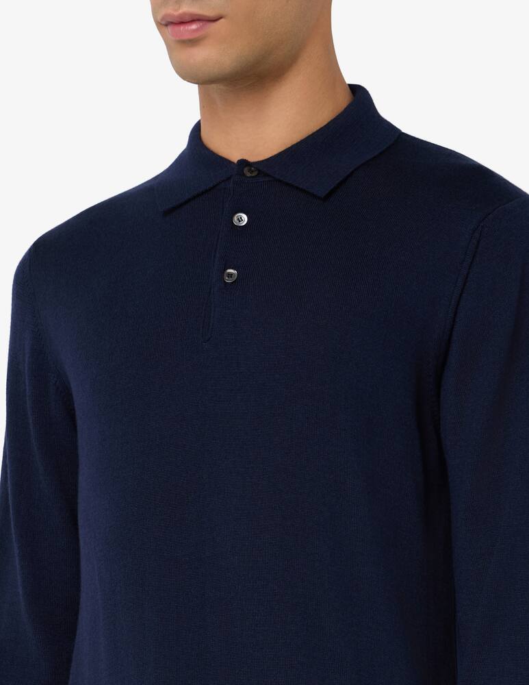 rinascente Rinascente Collection Polo maniche lunghe in lana seta e cashmere