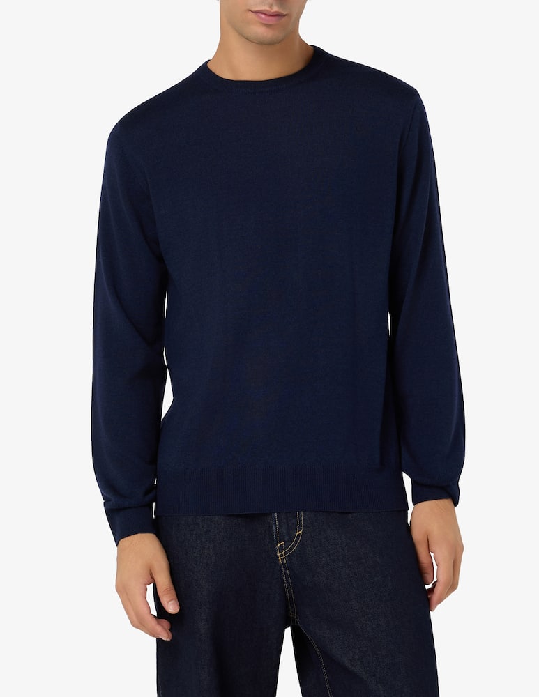 Rinascente Collection Maglia girocollo in lana seta e cashmere - immagine 1 Rinascente Collection Maglia girocollo in lana seta e cashmere - immagine 1