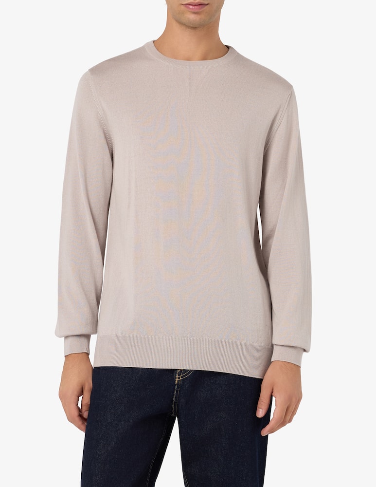 Rinascente Collection Maglia girocollo in lana seta e cashmere - immagine 1