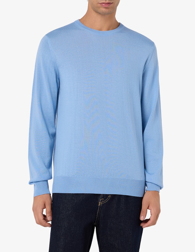 Rinascente Collection Maglia girocollo in lana seta e cashmere - immagine 1