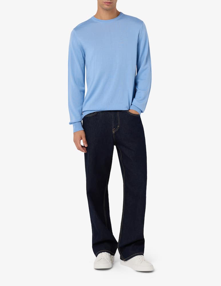 Rinascente Collection Maglia girocollo in lana seta e cashmere - immagine 2