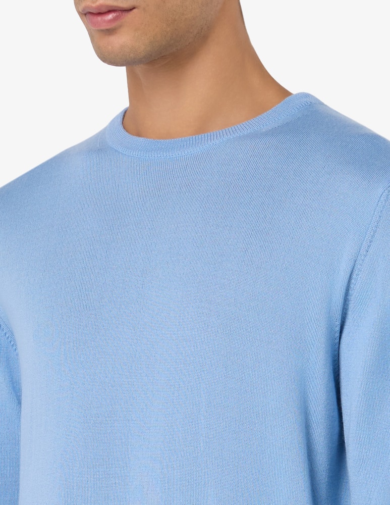 Rinascente Collection Maglia girocollo in lana seta e cashmere - immagine 4