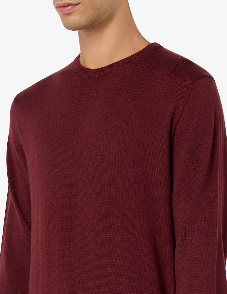 Rinascente Collection Maglia girocollo in lana seta e cashmere - immagine 4