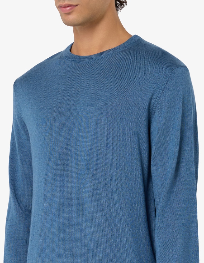 Rinascente Collection Maglia girocollo in lana seta e cashmere - immagine 4