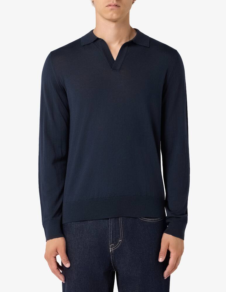 rinascente Rinascente Collection Merino long-sleeve polo jumper