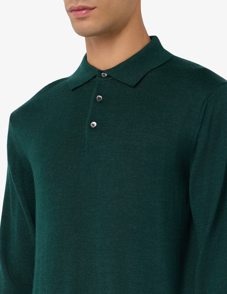 Rinascente Collection wool silk polo shirt - picture 4 Rinascente Collection wool silk polo shirt - picture 4