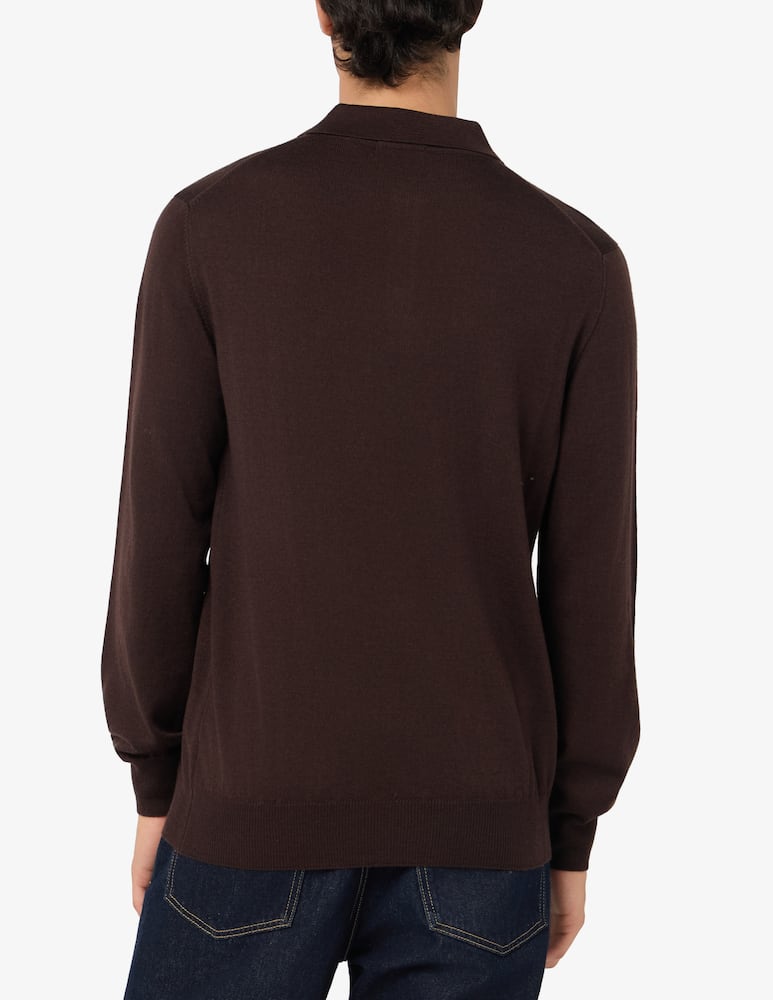 Rinascente Collection Polo maniche lunghe in lana seta e cashmere - immagine 3