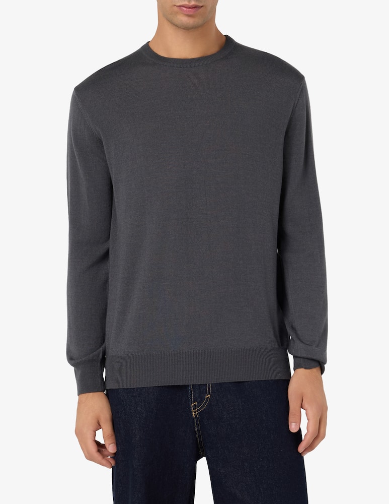 Rinascente Collection Maglia girocollo in lana seta e cashmere - immagine 1