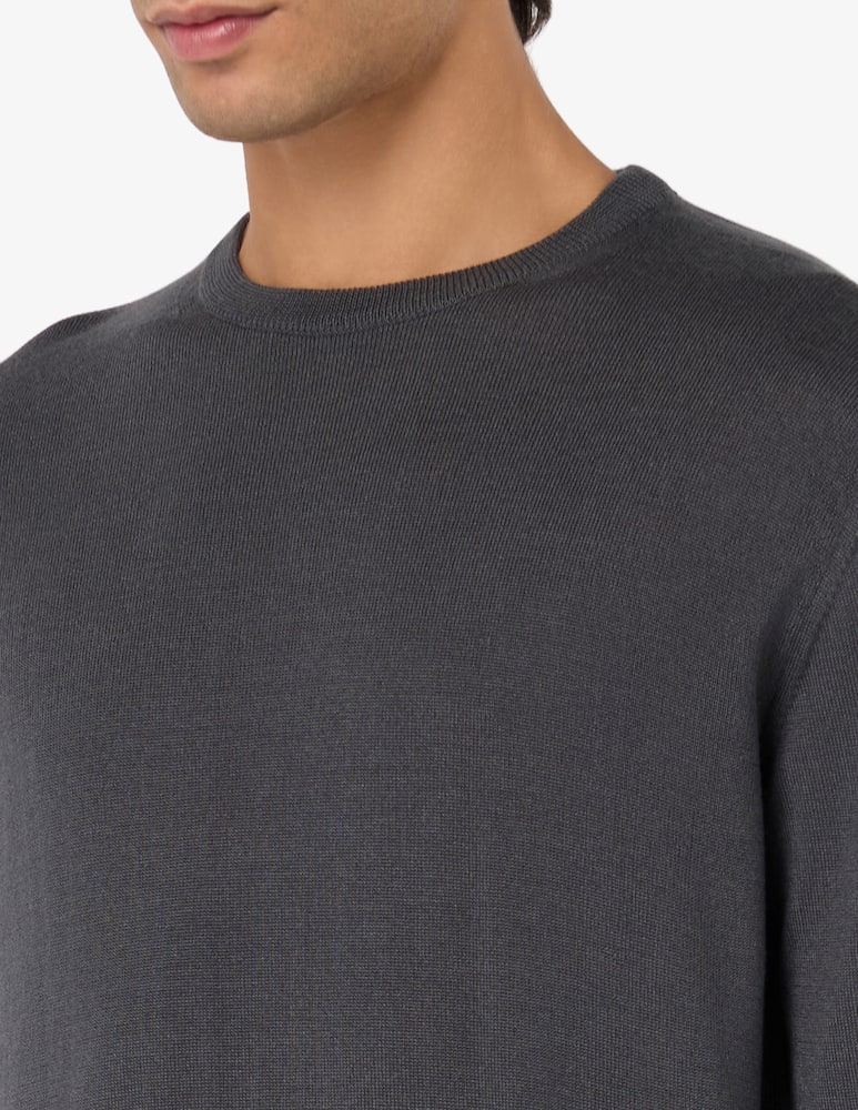 Rinascente Collection Maglia girocollo in lana seta e cashmere - immagine 4