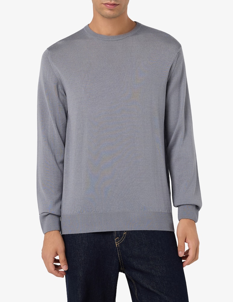 Rinascente Collection Maglia girocollo in lana seta e cashmere - immagine 1