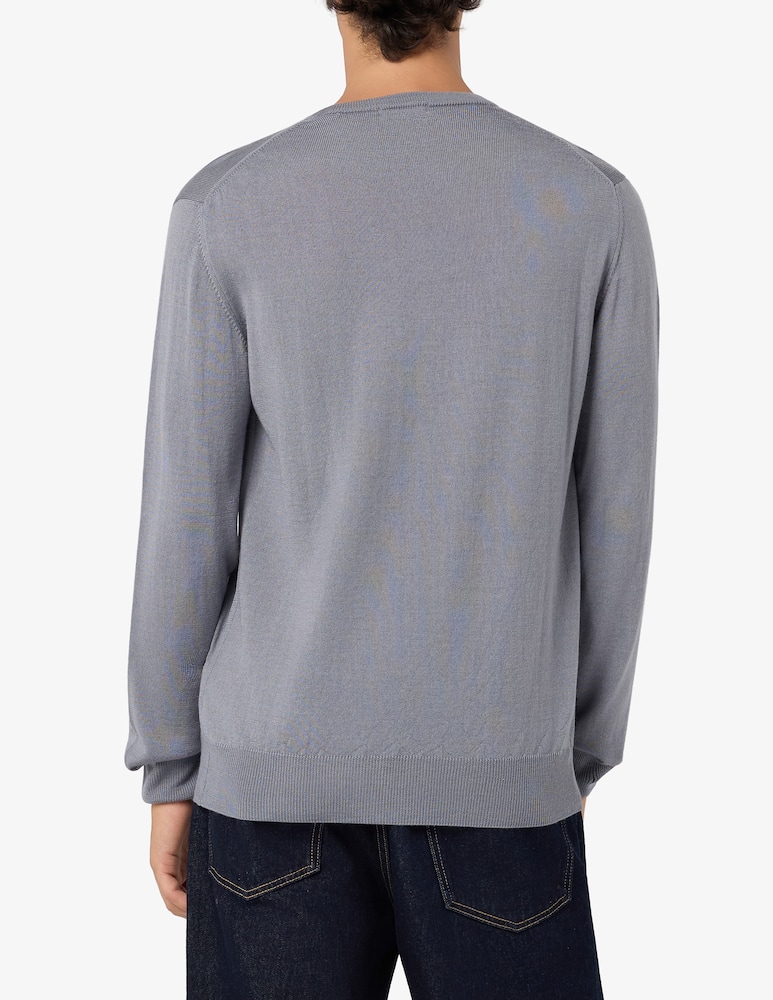 Rinascente Collection Maglia girocollo in lana seta e cashmere - immagine 3