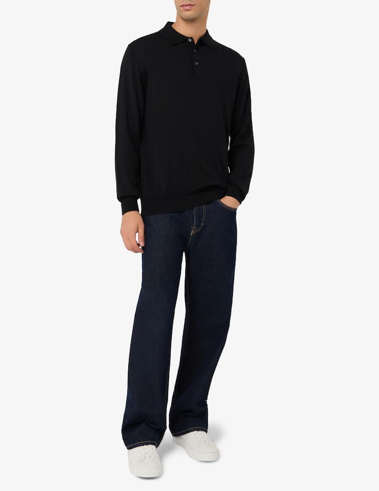 Rinascente Collection Polo maniche lunghe in lana seta e cashmere - immagine 2 Rinascente Collection Polo maniche lunghe in lana seta e cashmere - immagine 2