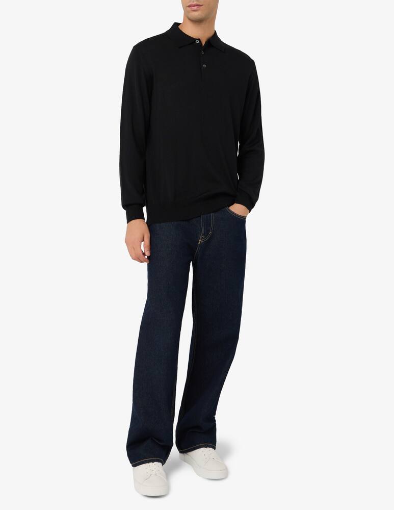 rinascente Rinascente Collection Polo maniche lunghe in lana seta e cashmere