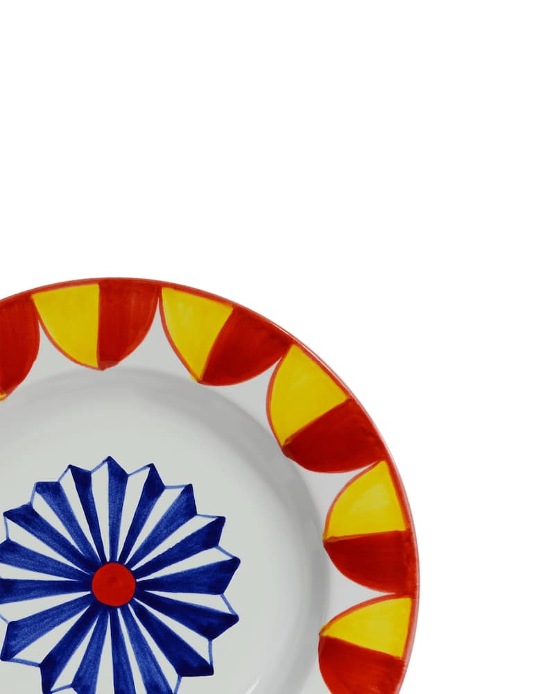 rinascente Duca di Camastra Piatto Fondo Artigianale - Multicolor