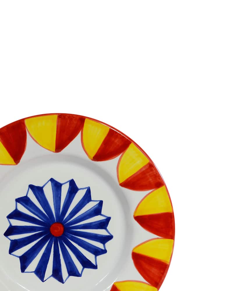 rinascente Duca di Camastra Piatto Frutta Artigianale - Multicolor