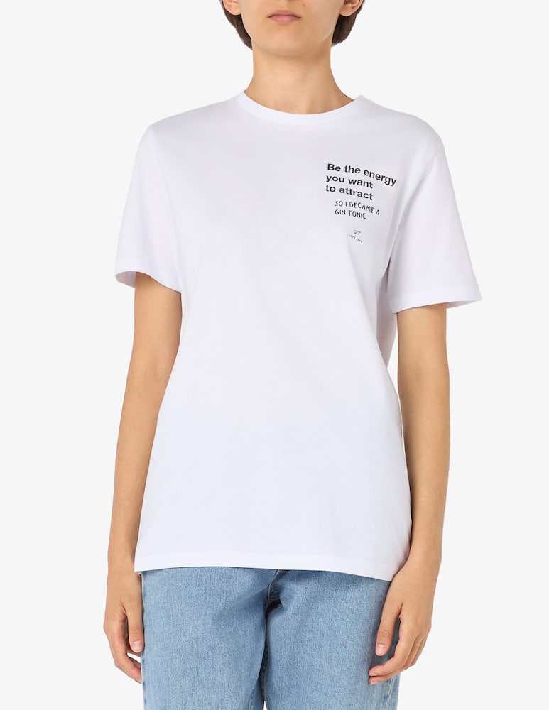 rinascente Linea Daria T-shirt be the energy you want to attract