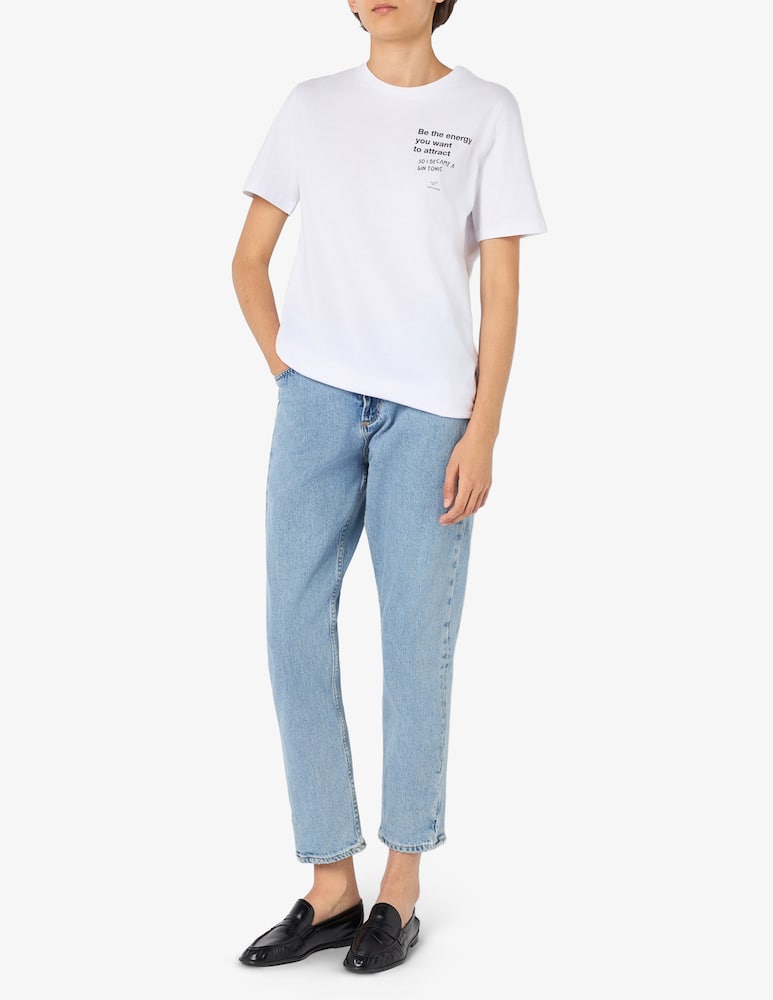rinascente Linea Daria T-shirt be the energy you want to attract