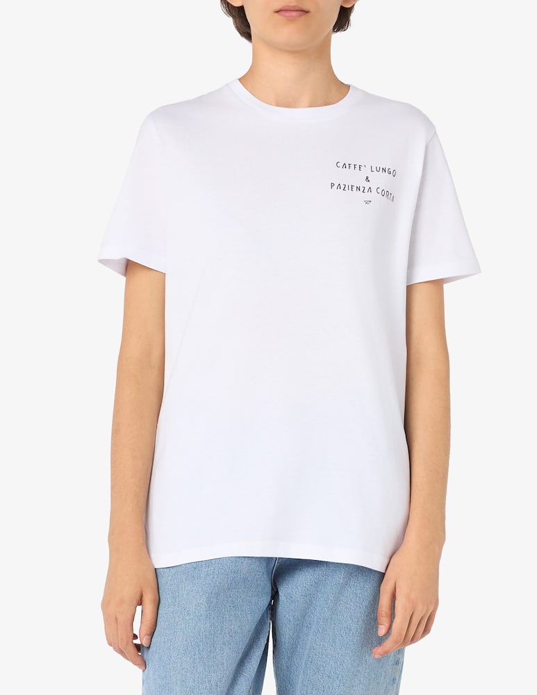 rinascente Linea Daria T-shirt caffe lungo e pazienza corta
