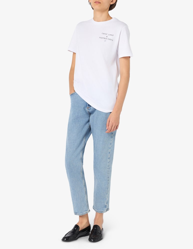 rinascente Linea Daria T-shirt caffe lungo e pazienza corta