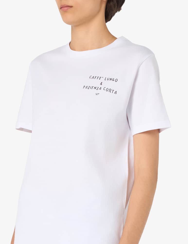 rinascente Linea Daria T-shirt caffe lungo e pazienza corta
