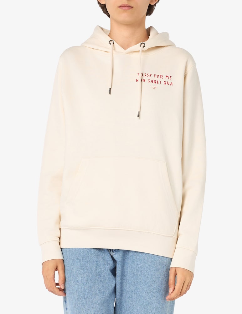 Linea Daria Hoodie with slogan print - picture 1 Linea Daria Hoodie with slogan print - picture 1