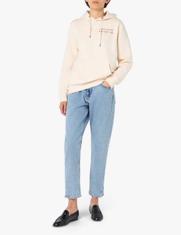 Linea Daria Hoodie with slogan print - picture 2 Linea Daria Hoodie with slogan print - picture 2