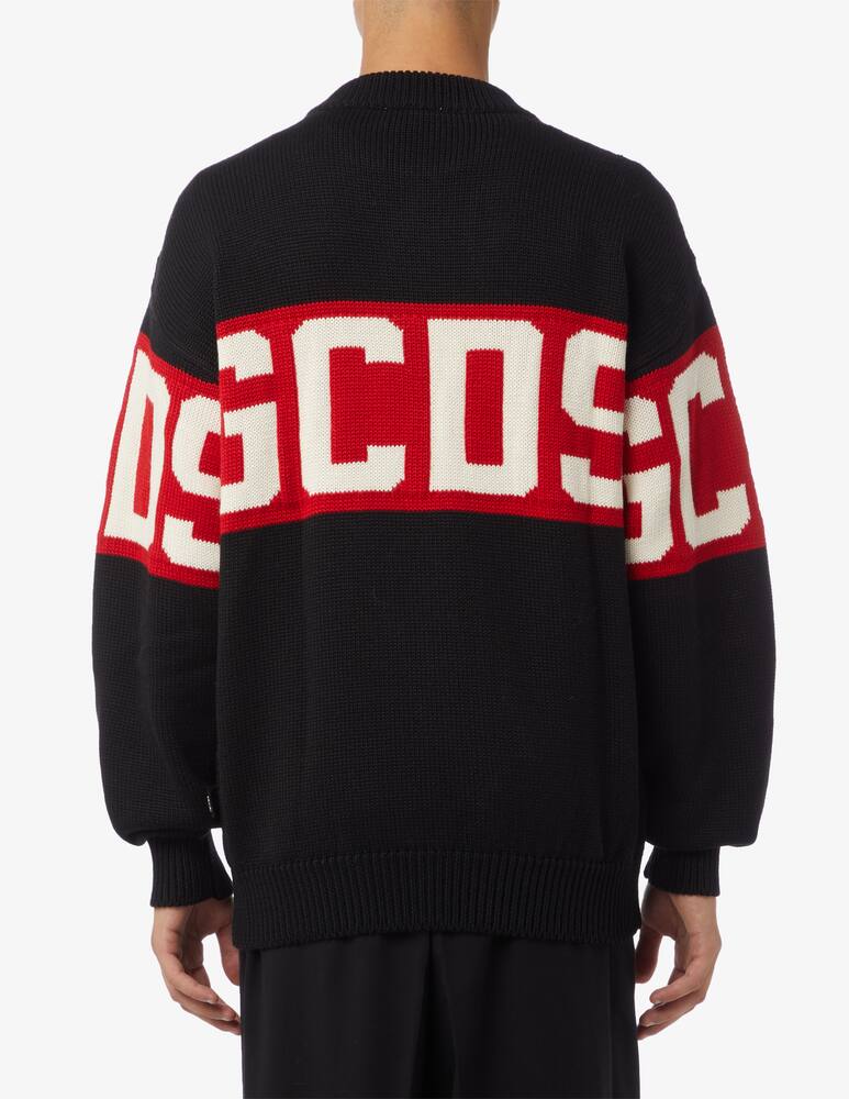 rinascente GCDS Band logo knit jumper