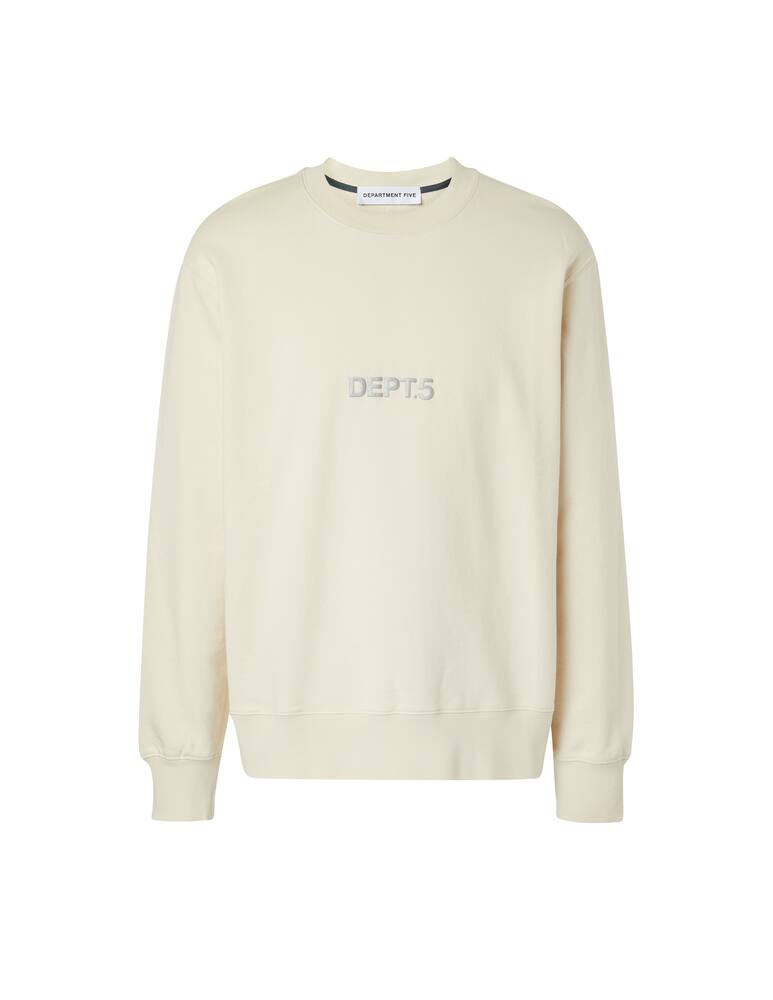 rinascente Department 5 Felpa girocollo in cotone - bianco