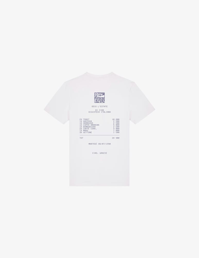 rinascente Ciao Discoteca Italiana Odio l'estate t-shirt